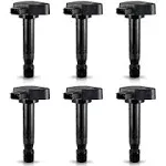 ENA Ignition Coil Pack of 6 for 3.5L 2008 2009 2010 2011 2012 2013 2014 2015 2016 2017 Compatible with Honda Odyssey Accord Crosstour Acura TL RL TSX 3.5 V6 Coils for UF603 IC693 C1624 30520R70A01