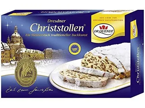 Dr Quendt Stollen Christmas Cake in Gift Box 1000g