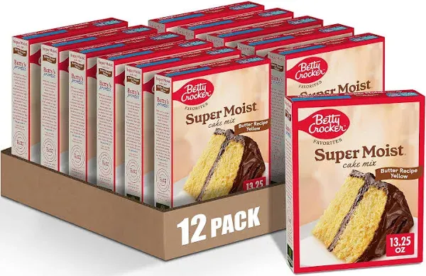 Betty Crocker Super Moist Cake Mix Yellow