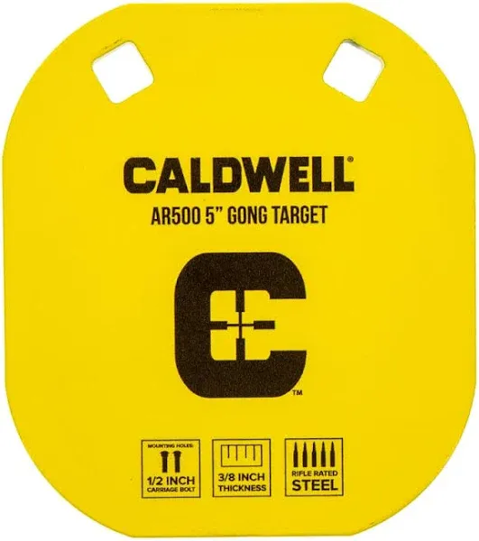 Caldwell AR500 5" Steel Gong Target