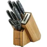 AlwaysSharp 8-Piece Knife Block Set with Built in Sharpener