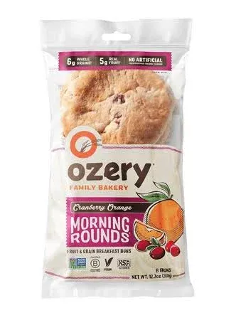 Ozery Bakery Morning Rounds Cranberry Orange Bread 12.7 oz (Case of 4) | ShelHealth