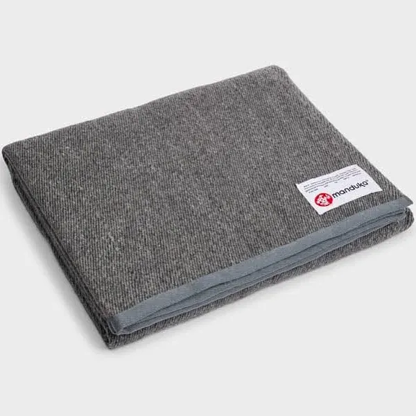 Manduka Recycled Wool Blanket, Sediment