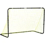 Franklin 6' x 4' Powder-Coated Steel Soccer Goal Black