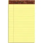 Tops The Legal Pad Ruled Perforated Pads, Narrow Rule, 50 Canary-Yellow 5 x 8 Sheets, Dozen