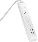 Feit Electric Smart Power Strip, Plugs Work with Alexa and Google - White