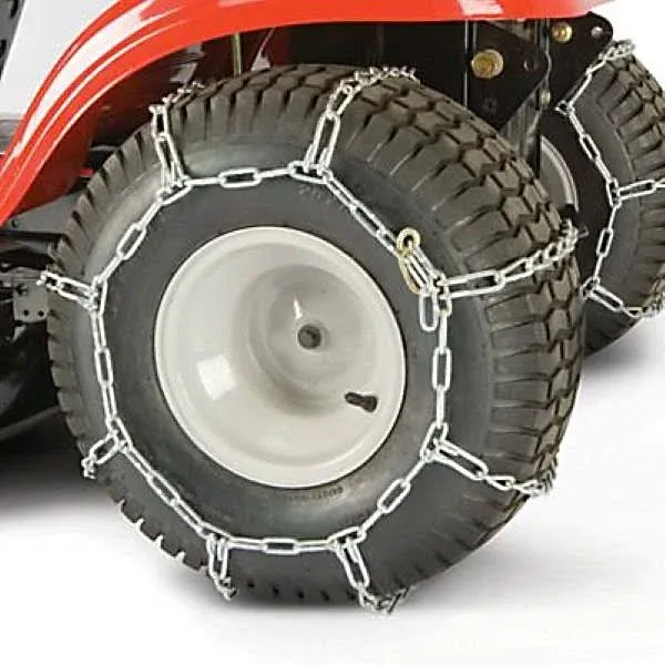 Tractor Tire Chains for 20 in. x 8 in. Wheels Set of 2 Lawn Snow Arnold Rear New