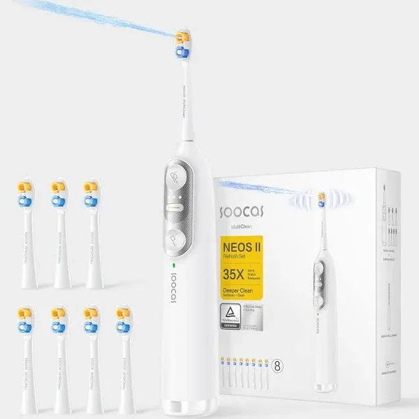 Soocas NEOS II 2-In-1 electric toothbrush with water flosser