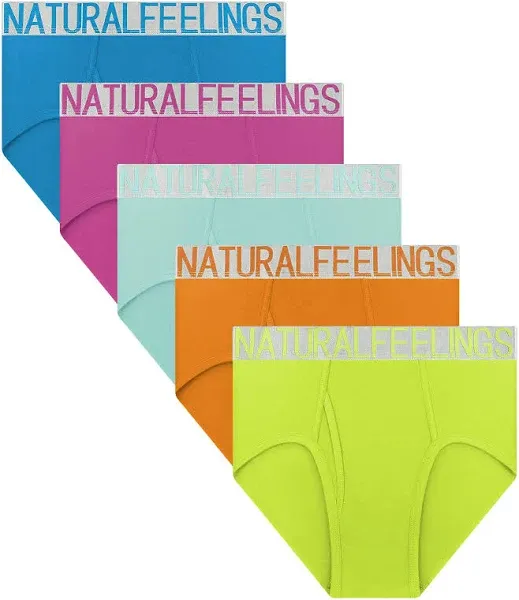 Natural Feelings Men's Cotton Classics Full Rise Briefs