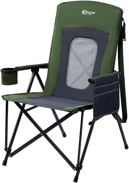 Portal Oversized Folding High Back Portable Lawn Chairs