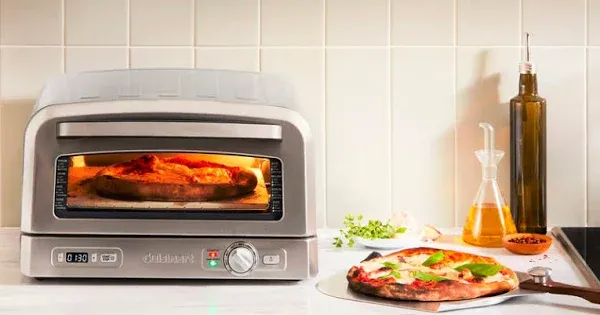 Cuisinart - Indoor Electric Pizza Oven - CPZ-120 - Silver~