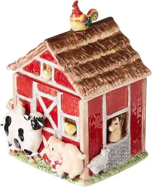 Appletree Design Barn Yard Cookie Jar