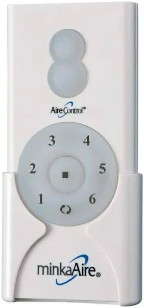 Minka Aire Hand-Held Remote Control For F853 in White from the Minka Aire collection - RC500