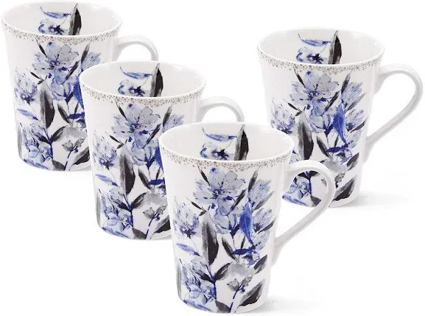 Mikasa Kaia Platinum Mugs Set of 4