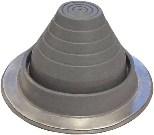 Dektite Gray EPDM Metal Roof Pipe Flashing