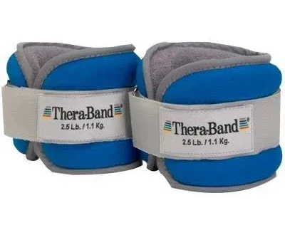 TheraBand Comfort Fit Ankle & Wrist Weight Set Blue 5lb