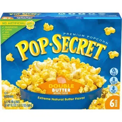 Pop Secret Microwave Popcorn Movie Theater Butter