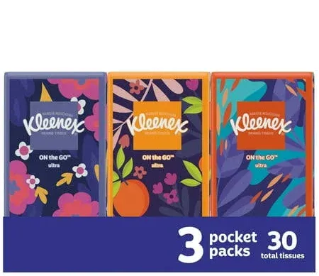 Kleenex On-The-Go Facial Tissues