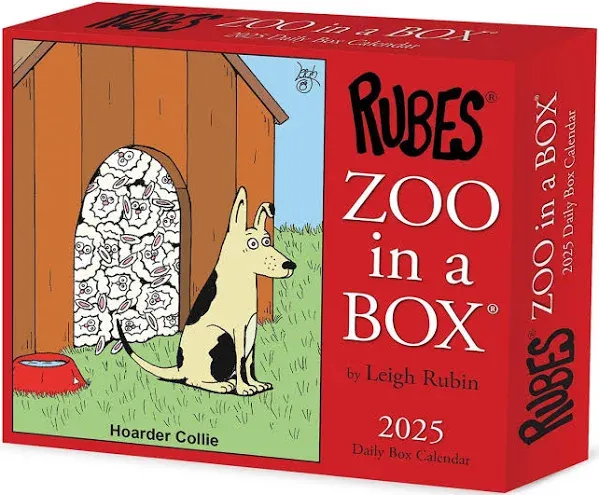 Zoo in a Box 2025 6.2 X 5.4 Box Calendar