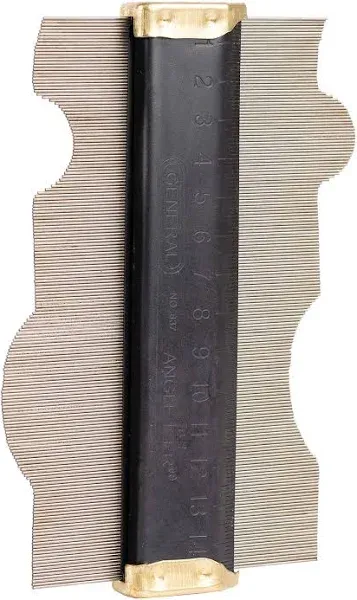 General Tools 6" Contour Gauge 837