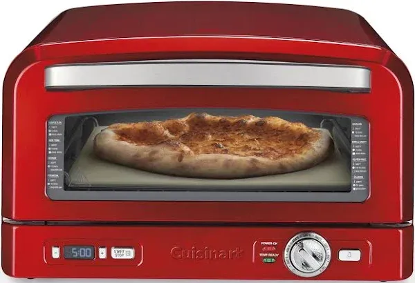 Cuisinart CPZ-120R Red Indoor Pizza Oven.