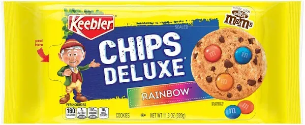 Keebler Chips Deluxe Milk Chocolate M&M's Cookies