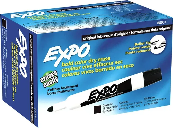 Expo Bullet Tip Dry Erase Markers