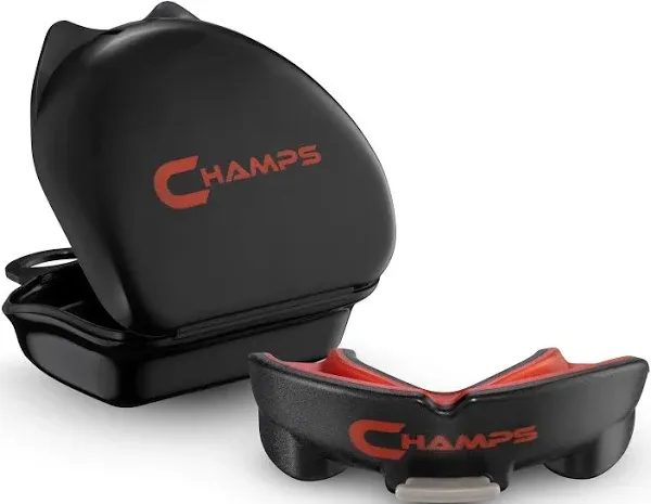 Champs Breathable Mouthguard for Boxing, Jiu Jitsu, MMA, Muay Thai, Sports, and Wrestling. Easy Fit Boxing Mouthguard Super Tough MMA Mouthguard. Com