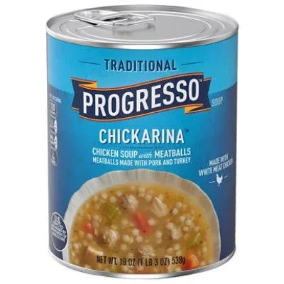 Progresso Traditional Chickarina Soup 19 oz Can