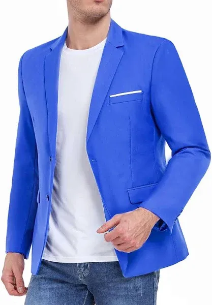 Men's Slim Fit 2 Button Blazer