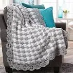 Herrschners® Cloudburst Throw Crochet Kit