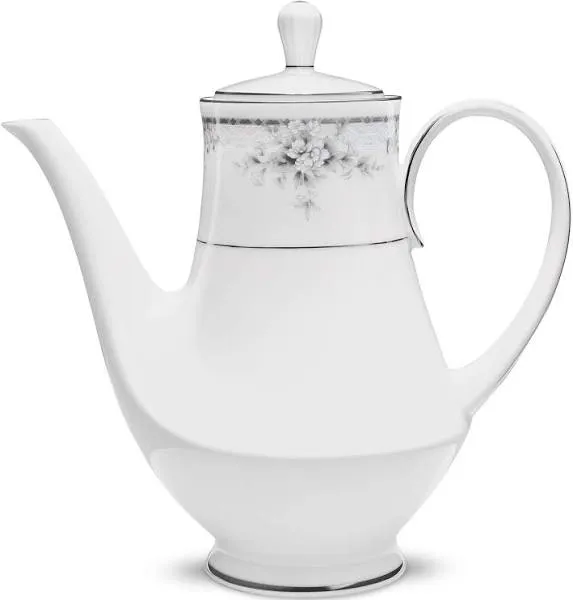 Noritake Sweet Leilani Coffee Server White 56 oz