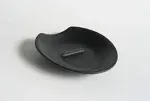 Crack&#039;em Egg Cracker and Spoon Rest (Jet Black) - Perfectly Cracks Eggs Contains