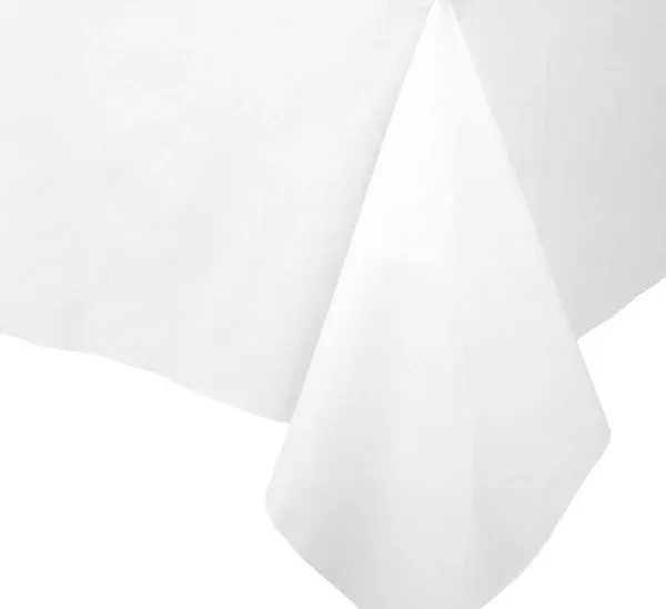 Caspari Paper Linen Solid Table Cover