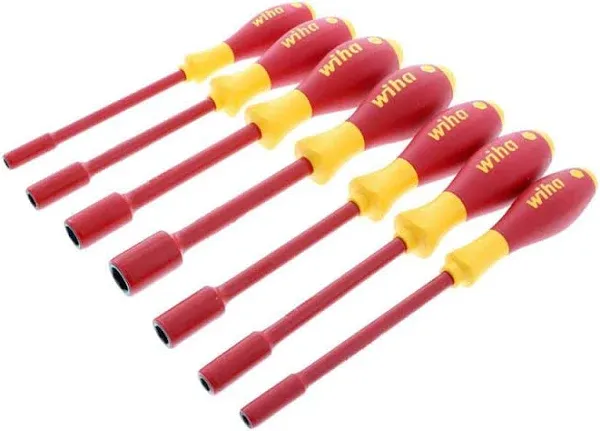 WIHA 32294 Solid Round Shank Nut Driver Set 53KG56