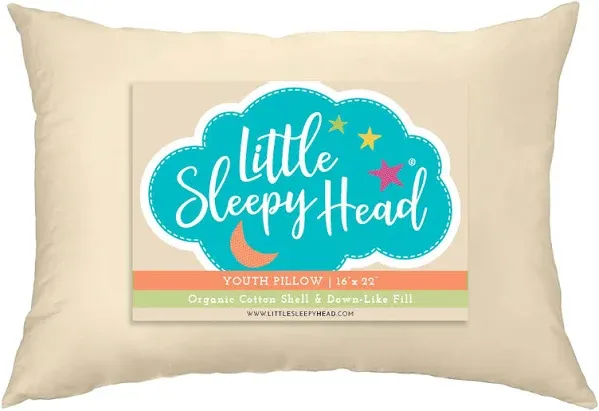 Youth Pillow - 16 X 22 - Soft &amp; Hypoallergenic - Better Sleep for Kids - Perfect