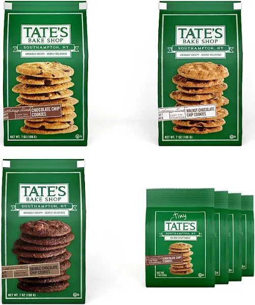 Tates Bake Shop Chocolate Chip Cookies Variety Pack 7 Bags