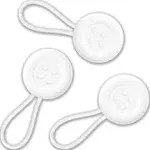 Collar Extenders for Mens Shirts (Soft Elastic Design 3-Pack) Neck Relief for Tight Collars for Dress Shirts - White Button Expanders by Wardrobe Hackers