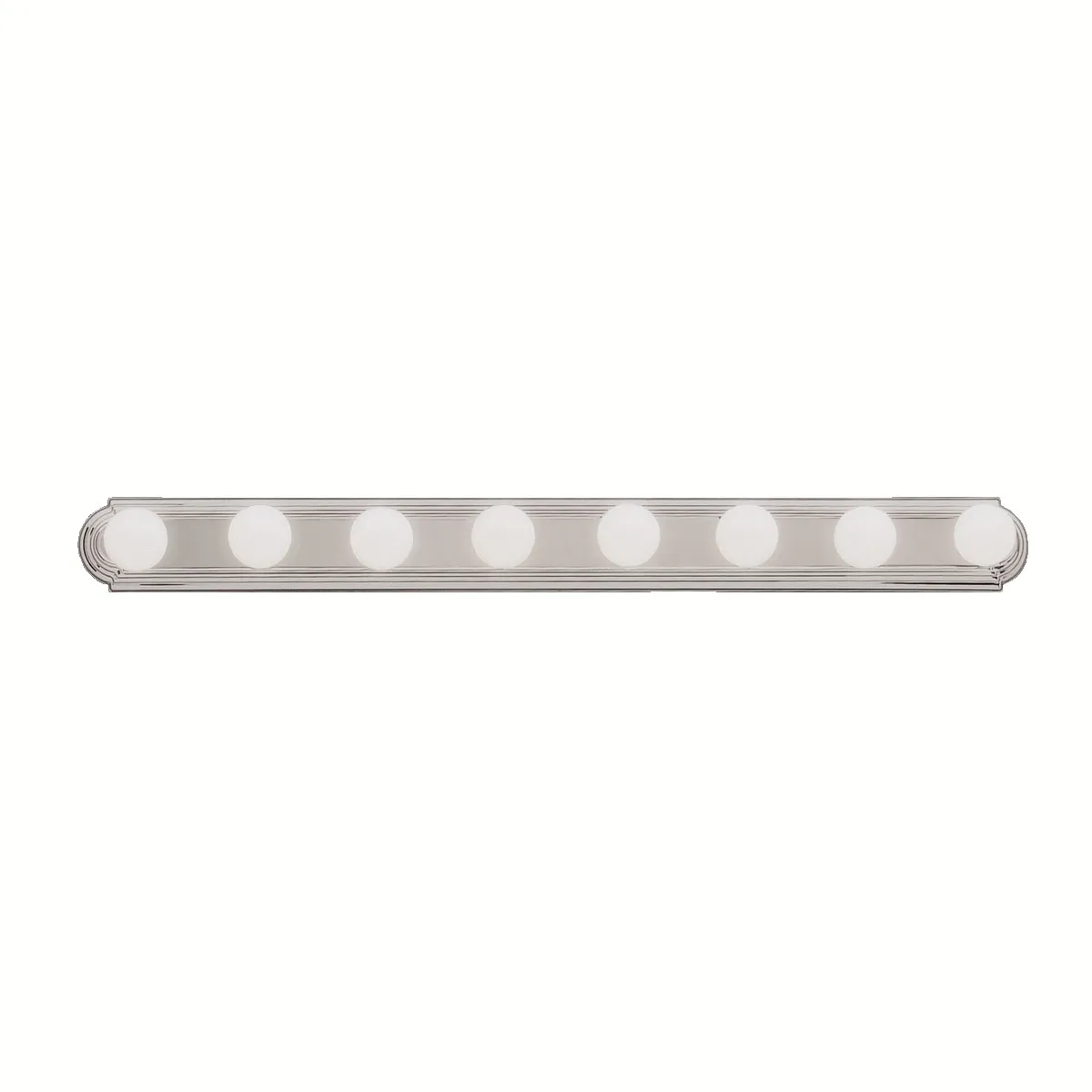 Independence 8 Light 48 inch Brushed Nickel Bath Strip Wall Light