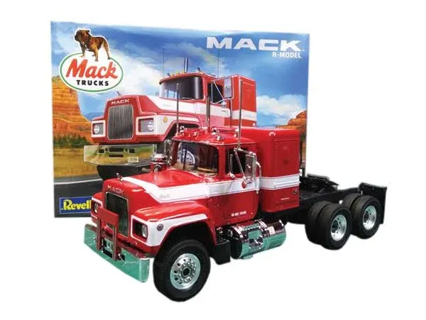 Revell Monogram 11961 Mack R Conventional Truck 1:32 Scale 55-Piece Skill Level 4 Model Truck Building Kit