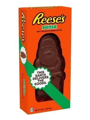 REese's Milk Chocolate Peanut Butter Santa Candy