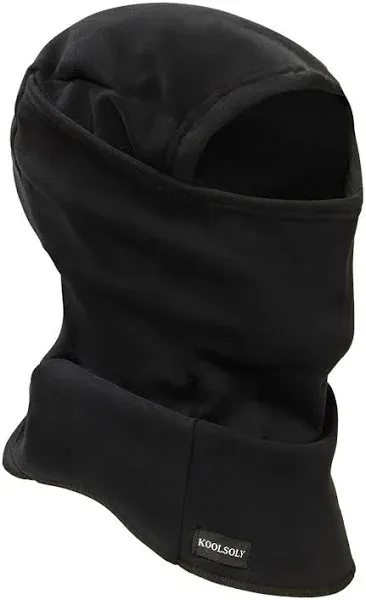 KOOLSOLY Ski Mask Balaclava Cold Weather Warm and Fleece Face One Size Grey