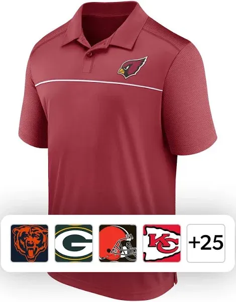 NFL Men's Arizona Cardinals Short Sleeve Polo