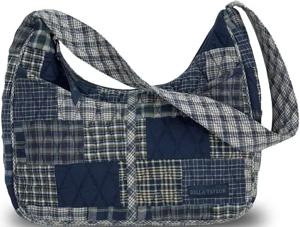 Bella Taylor Blakely Quilted Fabric Hobo Shoulder Bag