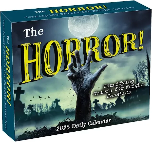 Sellers Publishing The Horror! 2025 Box Calendar