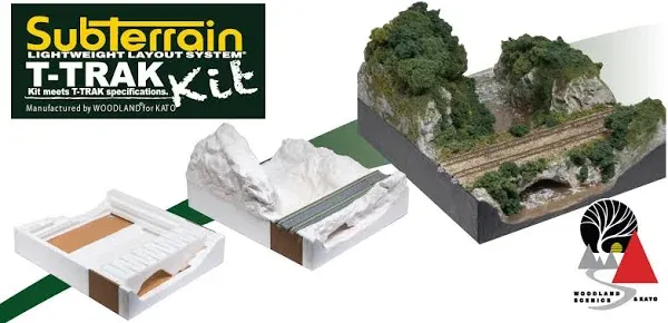 Kato Woodland Scenics Subterrain T-Trak Module Kit