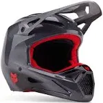 Fox Racing - V1 Interfere Helmet - Grey/Red Xs