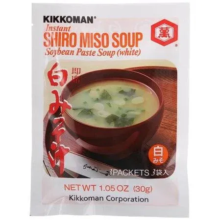 KIKKOMAN: Instant Shiro Miso Soup, 1.05 oz