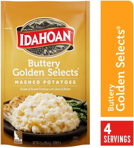 Idahoan Buttery Golden Selects Mashed Potatoes