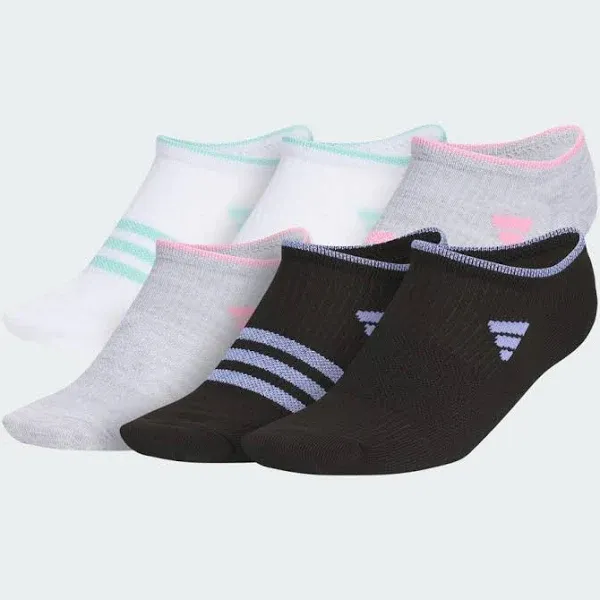 adidas Superlite 3.0 Low-Profile Cushion Crew Socks (6-Pack)